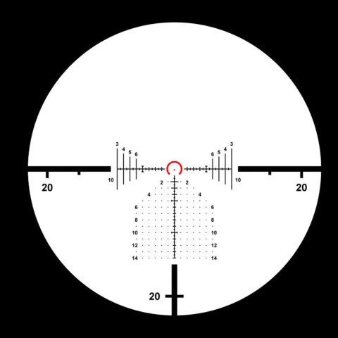 Luneta celownicza Primary Arms Compact PLx-1-8x24 FFP RDB Illuminated ACSS Griffin MIL M8 Reticle - Gen II Primary Arms