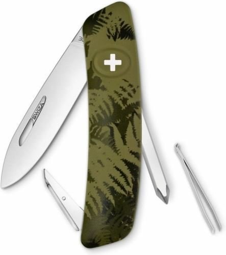 Szwajcarski nóż kieszonkowy Swiza D02 Silva Olive