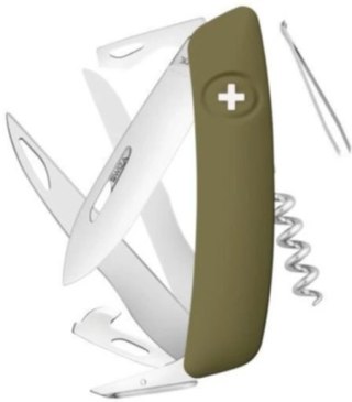 Szwajcarski scyzoryk Swiza D07 - oliwkowy