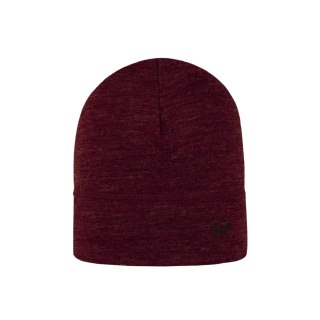 Czapka Buff Merino Lightweight Beanie - solid garnet BUFF