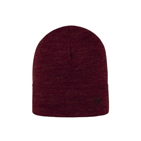 Czapka Buff Merino Lightweight Beanie - solid garnet BUFF