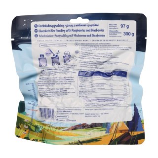 Czekoladowy pudding ryżowy Lyommy z malinami i jagodami 300 g Lyommy