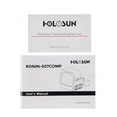 Kolimator pistoletowy Holosun RONIN 507COMP zielony znak MRS RMR Holosun