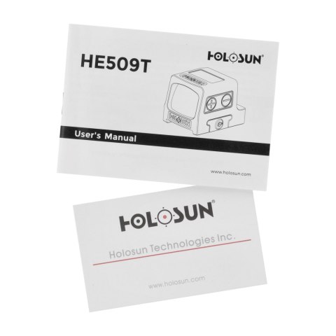 Kolimator zamknięty Holosun 509T X2 RMR MRS zielony znak FDE Holosun