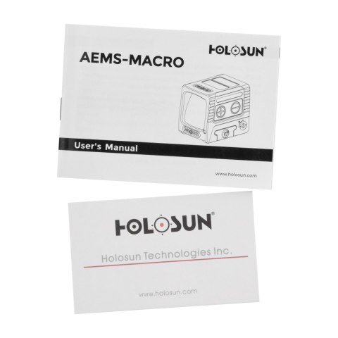 Kolimator zamknięty Holosun AEMS Macro - MRS czarny Holosun