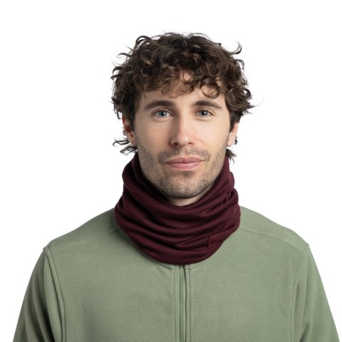 Komin Buff Heavyweight Merino Wool - solid garnet BUFF