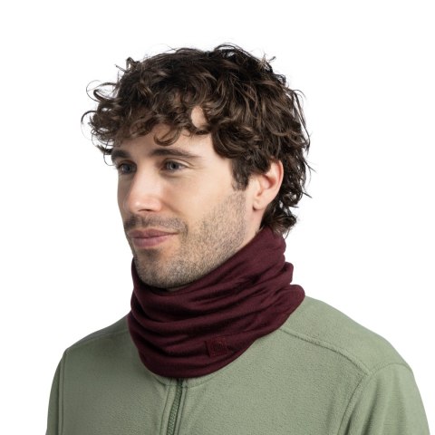 Komin Buff Heavyweight Merino Wool - solid garnet BUFF