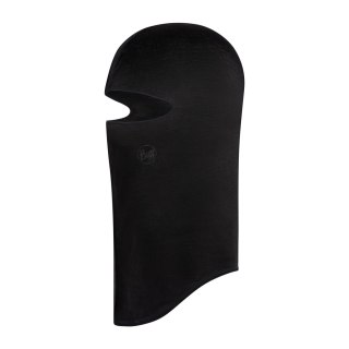 Kominiarka Buff Lightweight Merino Wool Balaclava - solid black BUFF