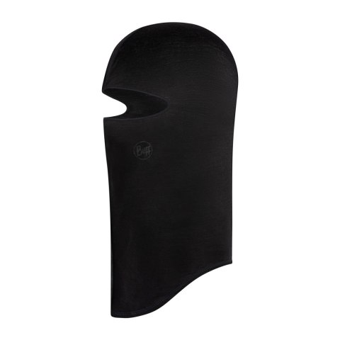 Kominiarka Buff Lightweight Merino Wool Balaclava - solid black BUFF