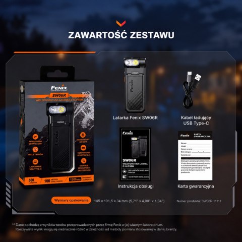 Latarka LED Fenix SW06R Fenix