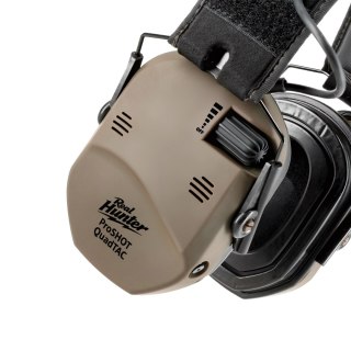 Ochronniki słuchu aktywne RealHunter Active ProSHOT QuadTAC FDE RealHunter