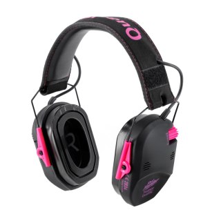 Ochronniki słuchu aktywne RealHunter Active ProSHOT QuadTAC devil pink RealHunter