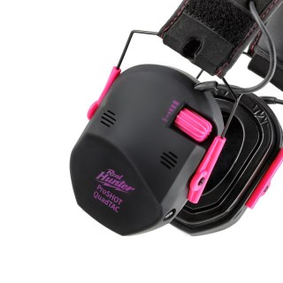 Ochronniki słuchu aktywne RealHunter Active ProSHOT QuadTAC devil pink RealHunter