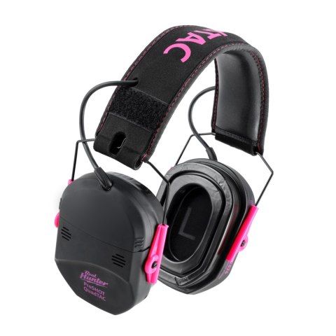 Ochronniki słuchu aktywne RealHunter Active ProSHOT QuadTAC devil pink RealHunter