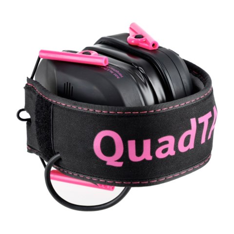 Ochronniki słuchu aktywne RealHunter Active ProSHOT QuadTAC devil pink RealHunter