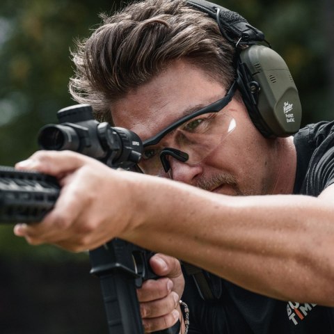 Ochronniki słuchu aktywne RealHunter Active ProSHOT QuadTAC oliwkowe RealHunter