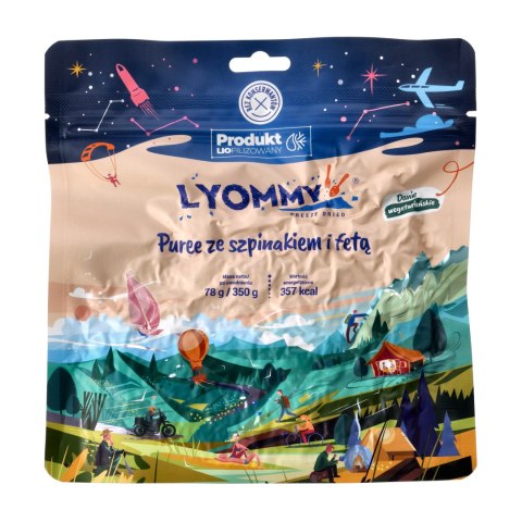 Puree Lyommy ze szpinakiem i fetą 350 g Lyommy