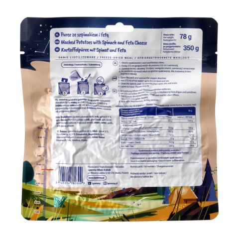 Puree Lyommy ze szpinakiem i fetą 350 g Lyommy