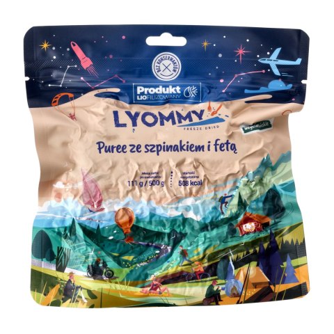 Puree Lyommy ze szpinakiem i fetą 500 g Lyommy
