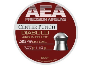 Śrut AEA Center Punch 9 mm (.35) 110 grain Airgun Pellets