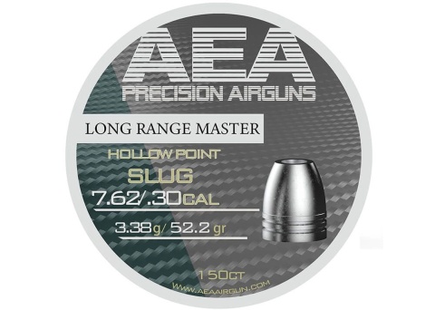 Śrut AEA Long Range Master HP 7.62 mm (.30) 52.2 grain Airgun Slugs