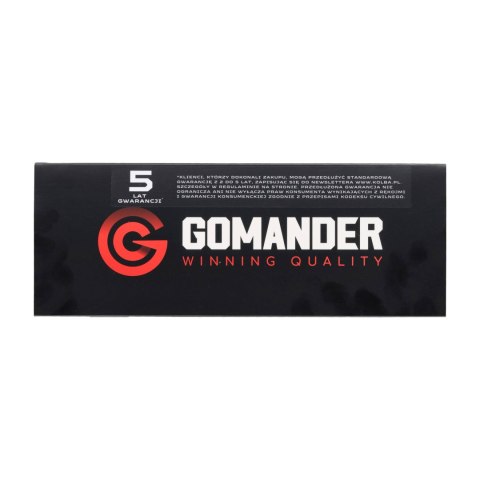 Tłumik do broni Gomander Tactinox OB 5,56 mm 1/2x28 UNEF szary Gomander