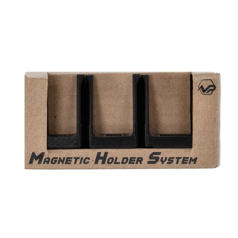 Uchwyt magnetyczny Manufaktura Plastiku na pistolet MHS - zestaw - czarny Manufaktura Plastiku