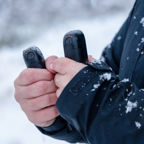 Ogrzewacz do rąk elektroniczny Lifesystems Rechargeable Palm Handwarmers USB & USB C ports - black Lifesystems