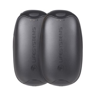Ogrzewacze do rąk elektroniczny Lifesystems Rechargeable Dual Palm Handwarmers USB & USB C ports - black Lifesystems