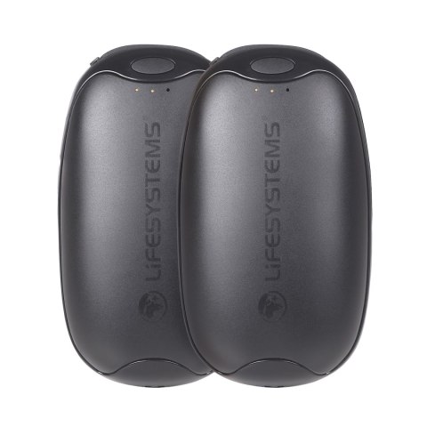 Ogrzewacze do rąk elektroniczny Lifesystems Rechargeable Dual Palm Handwarmers USB & USB C ports - black Lifesystems