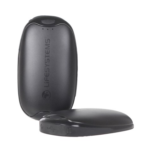 Ogrzewacze do rąk elektroniczny Lifesystems Rechargeable Dual Palm Handwarmers USB & USB C ports - black Lifesystems