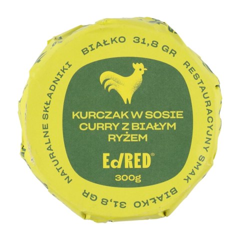 Konserwa Ed Red All in One Kurczak w sosie curry z białym ryżem Ed RED
