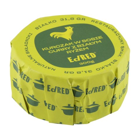 Konserwa Ed Red All in One Kurczak w sosie curry z białym ryżem Ed RED