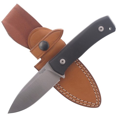 Nóż LionSteel Bushcraft G10 Black, Satin M390 by Molletta (M4 G10) LionSteel