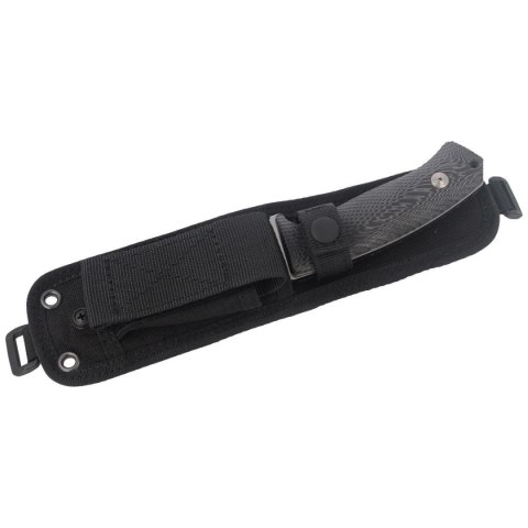 Nóż LionSteel Bushcraft Micarta Black, Satin Blade (M3 MI) LionSteel