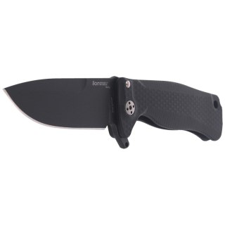 Nóż składany LionSteel SR22A Black Aluminum, Black Sleipner by Molletta (SR22A BB) LionSteel