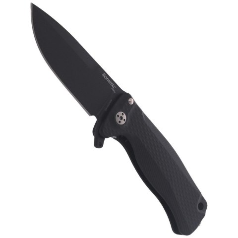 Nóż składany LionSteel SR22A Black Aluminum, Black Sleipner by Molletta (SR22A BB) LionSteel