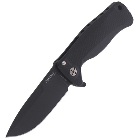 Nóż składany LionSteel SR22A Black Aluminum, Black Sleipner by Molletta (SR22A BB) LionSteel