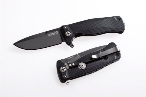 Nóż składany LionSteel SR22A Black Aluminum, Black Sleipner by Molletta (SR22A BB) LionSteel