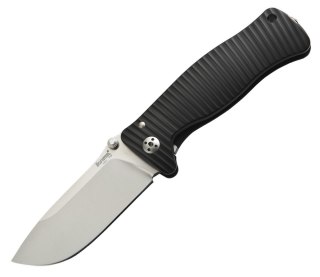 Nóż składany LionSteel SR2A Black Aluminum, Satin Sleipner by Molletta (SR2A BS) LionSteel