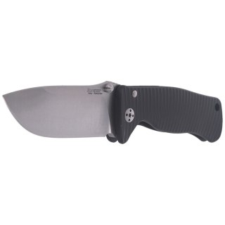 Nóż składany LionSteel SR2A Black Aluminum, Satin Sleipner by Molletta (SR2A BS) LionSteel