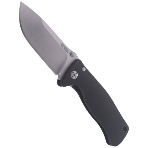 Nóż składany LionSteel SR2A Black Aluminum, Satin Sleipner by Molletta (SR2A BS) LionSteel