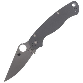 Nóż składany Spyderco Para Military 2 Dark Gray G10, Satin Maxamet by Sal, Eric Glesser (C81GPDGY2) Spyderco Inc.
