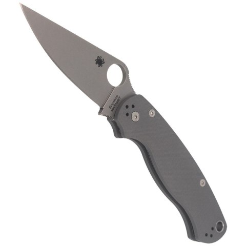 Nóż składany Spyderco Para Military 2 Dark Gray G10, Satin Maxamet by Sal, Eric Glesser (C81GPDGY2) Spyderco Inc.