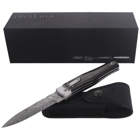 Nóż sprężynowy Mikov Predator Wildcat Buffalo Horn, Damascus PMC27 (241-DR-1/KP) Mikov s.r.o.