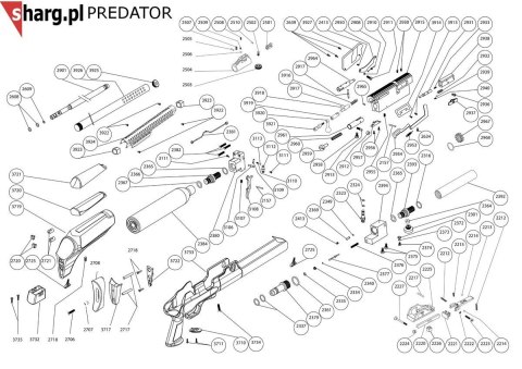O-ring wiatrówka PCP Hatsan Hercules, Predator (2968 4.5-5.5-6.35) Hatsan Arms