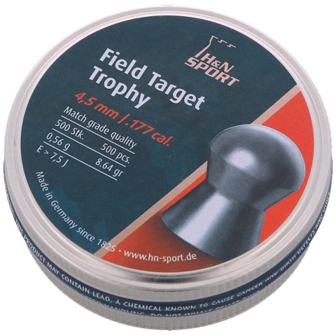 Śrut H&N Field Target Trophy 4.51m 500szt (92104510005) H&N - Haendler & Natermann Sport GmbH