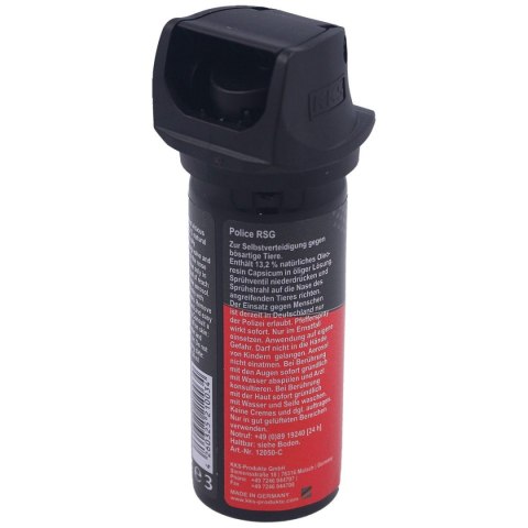 Gaz pieprzowy KKS VESK RSG Police 2mln SHU, Cone 50 ml (12050-C) KKS GmbH