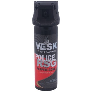 Gaz pieprzowy KKS VESK RSG Police 2mln SHU, Cone 63ml (12063-C) KKS GmbH