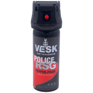 Gaz pieprzowy KKS VESK RSG Police 2mln SHU, Foam-Piana 50 ml (12050-F) KKS GmbH